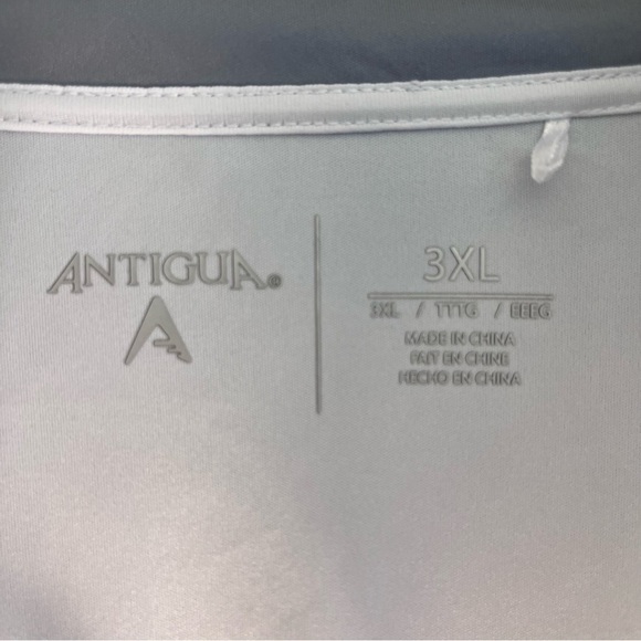 Phonex Suns Antigua White/Gray Bender Quarter Zip Pullover Top Men's 3XL License - Picture 3 of 8